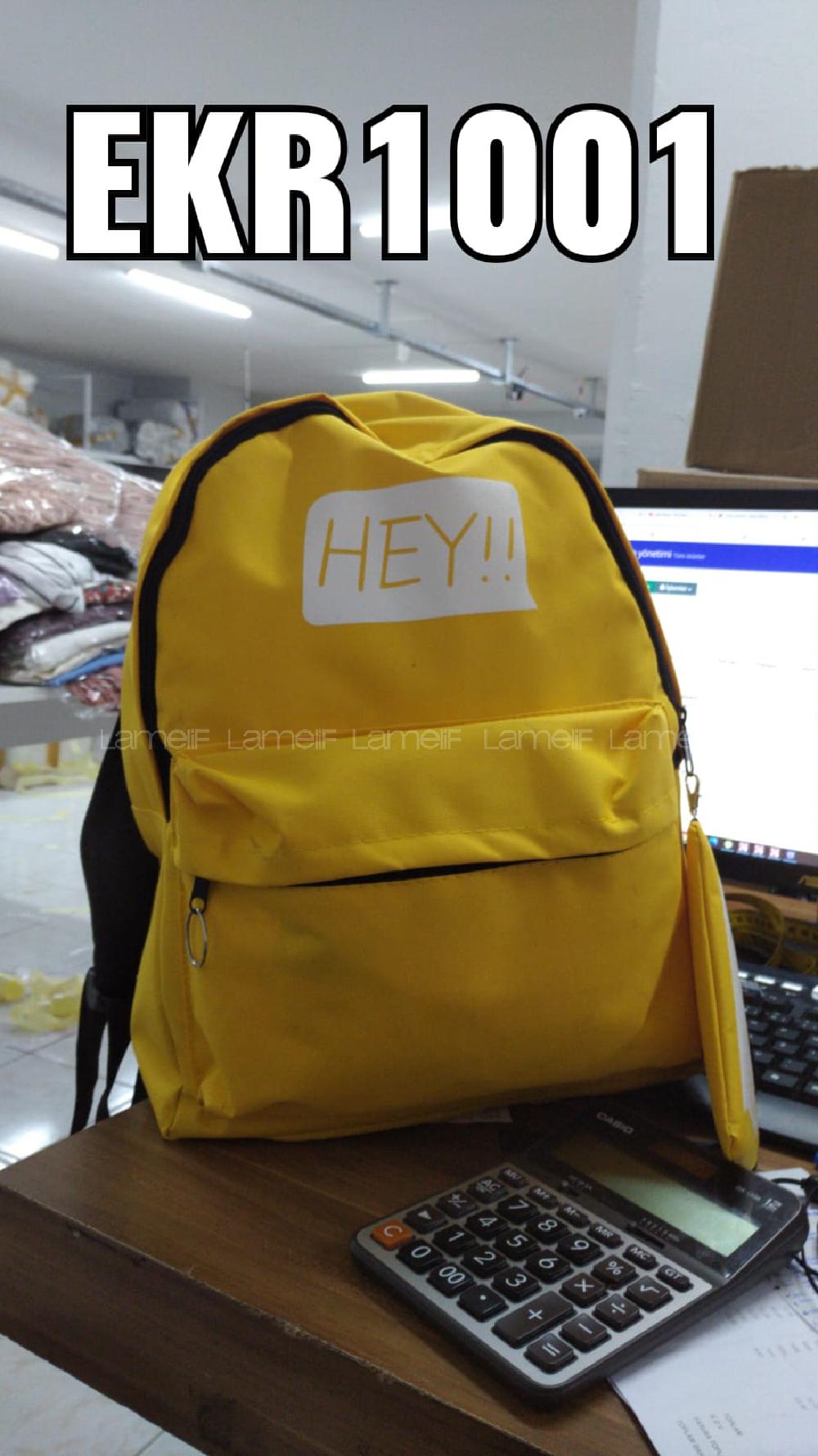 Modalamelif Friend Baskılı Sırt Çanta Sarı