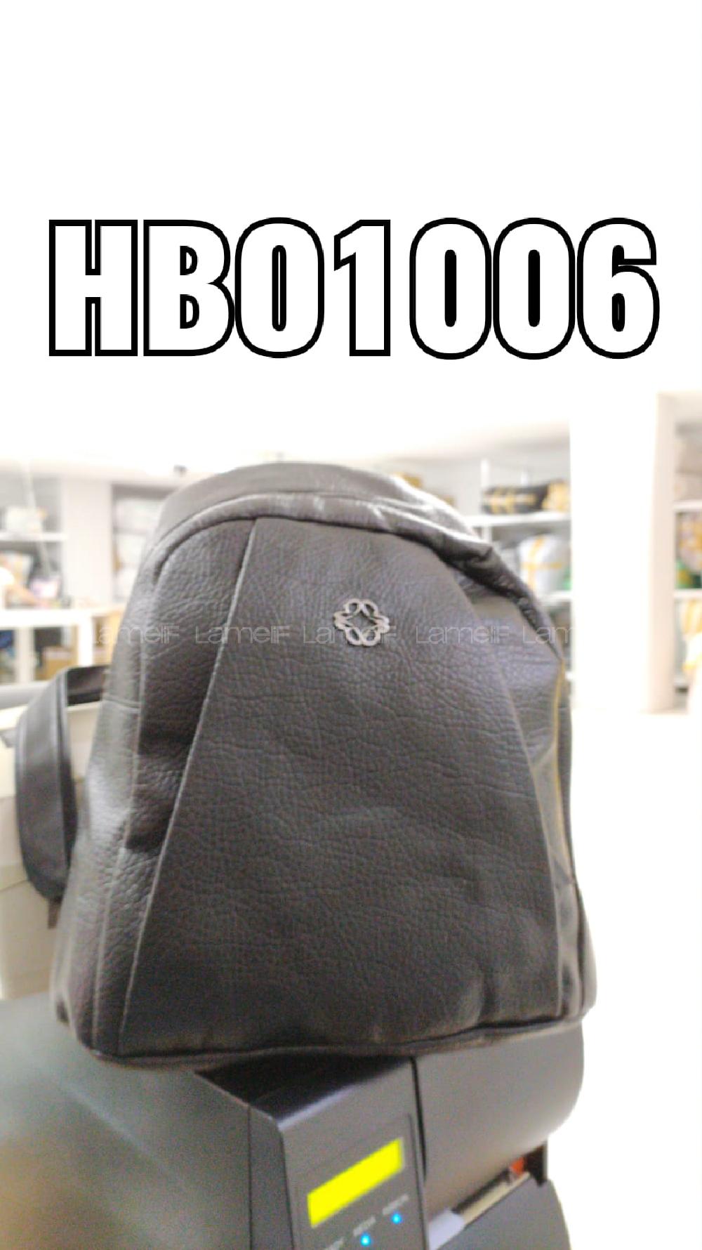 Modalamelif Dokulu Sırt Çantası Siyah