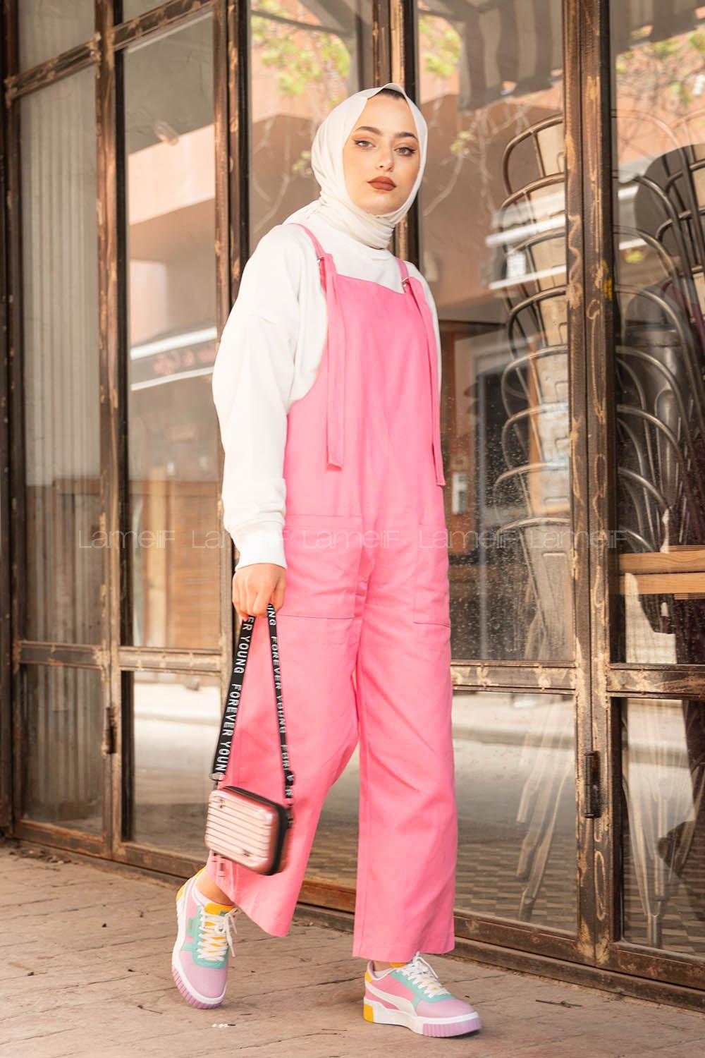 Modalamelif Bol Paça Tulum Pembe