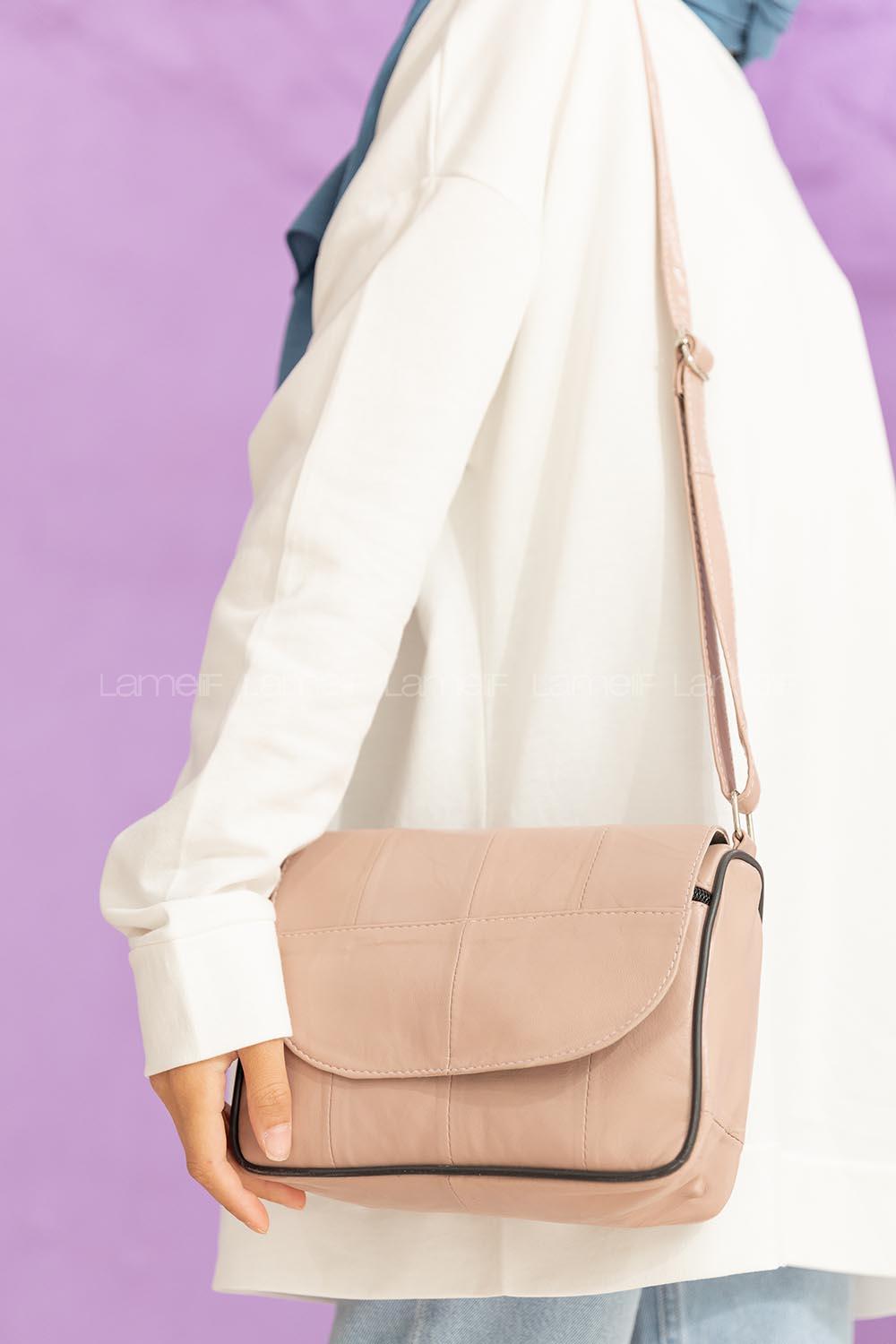 Modalamelif Deri Çanta Pudra