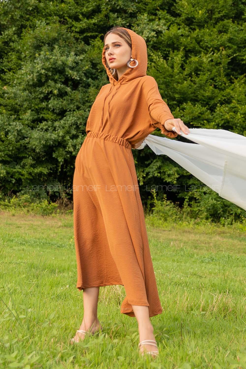 Modalamelif Kapşonlu Etekli Takım Taba