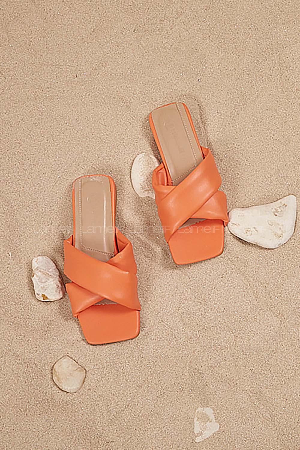 Modalamelif Çapraz Terlik Oranj