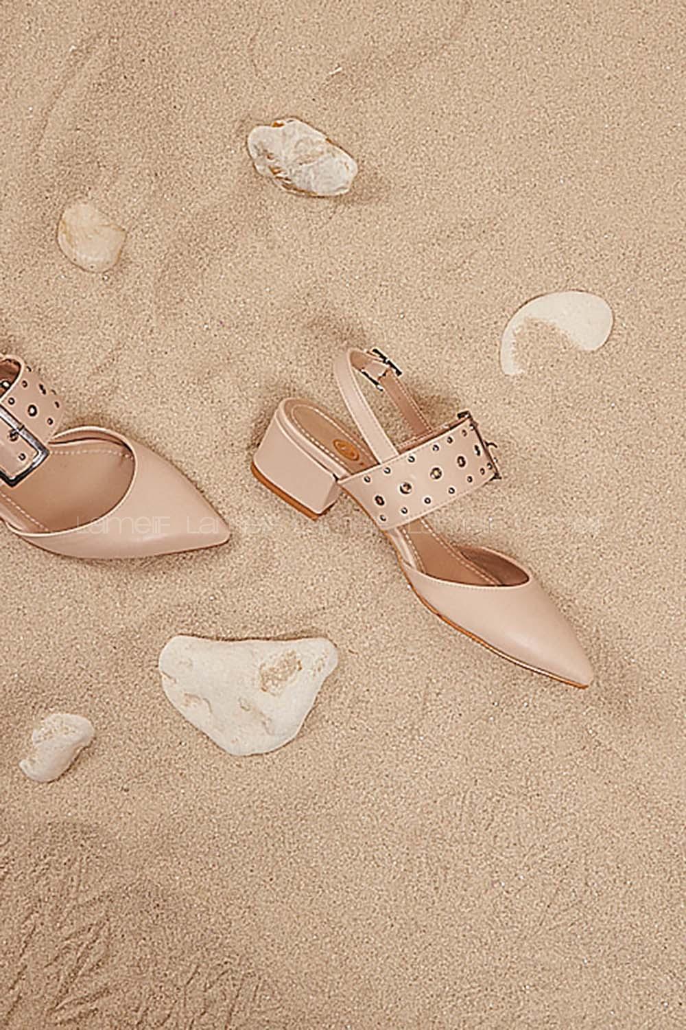 Modalamelif Tokalı Ayakkabı Ten