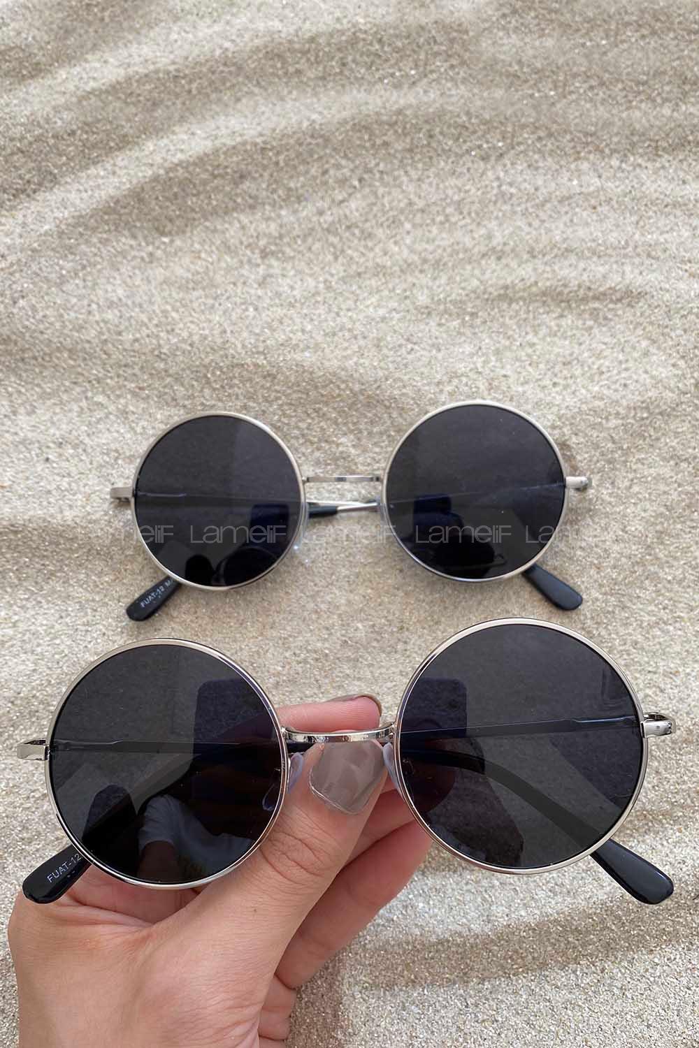 Modalamelif Emma Gümüş Çerçeve Elips Gözlük