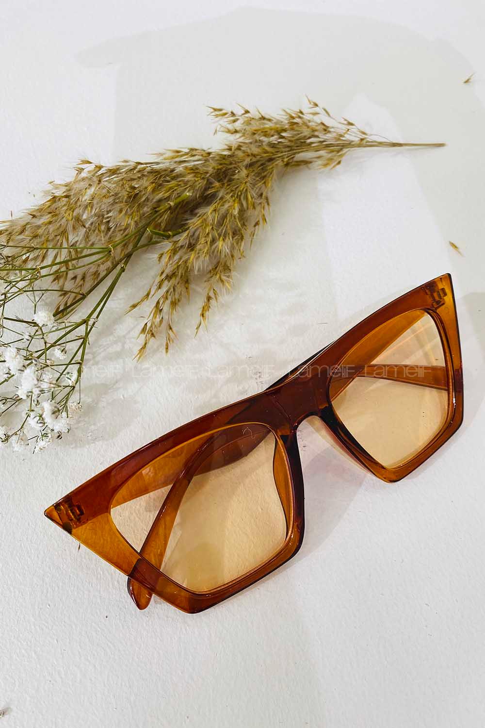 Modalamelif Celine Kiremit Çerçeveli Gözlük