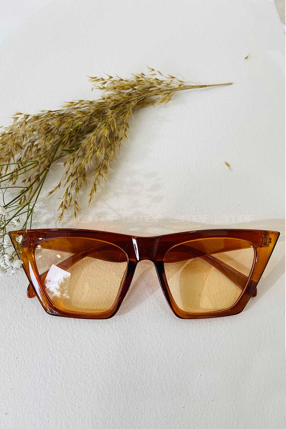 Modalamelif Celine Kiremit Çerçeveli Gözlük