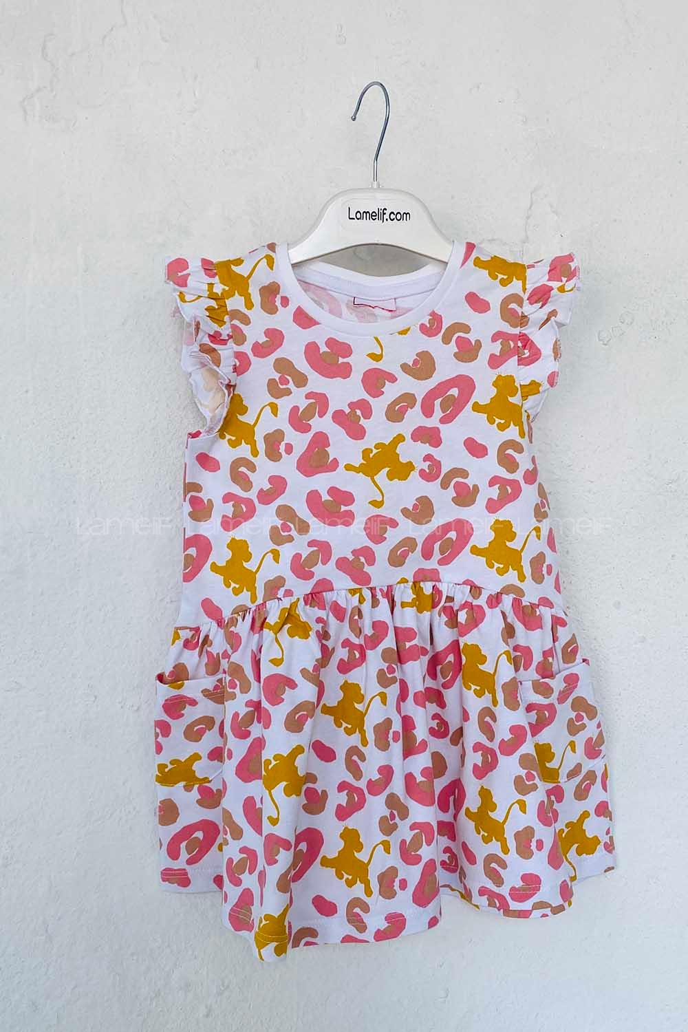 Modalamelif Kız Bebek Poplin Elbise