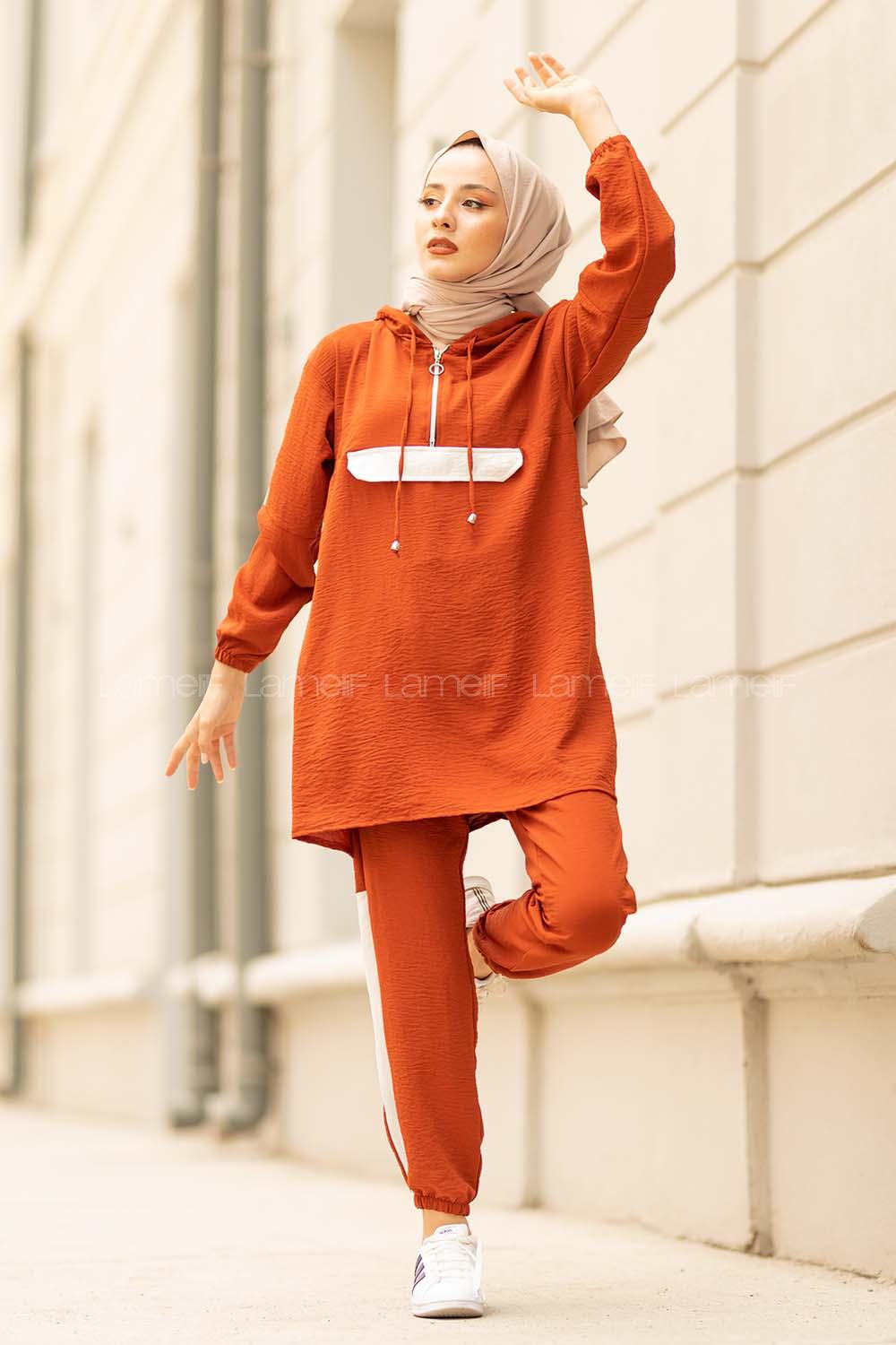 Modalamelif Kapak Cepli Garnili Takım Kiremit