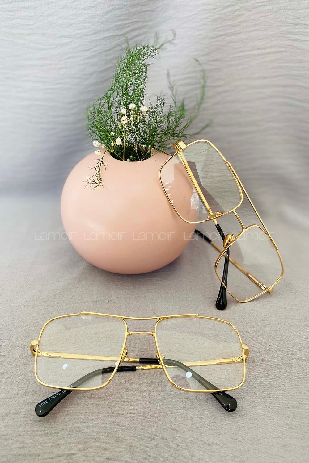 Modalamelif Pilot Şeffaf Cam Gözlük