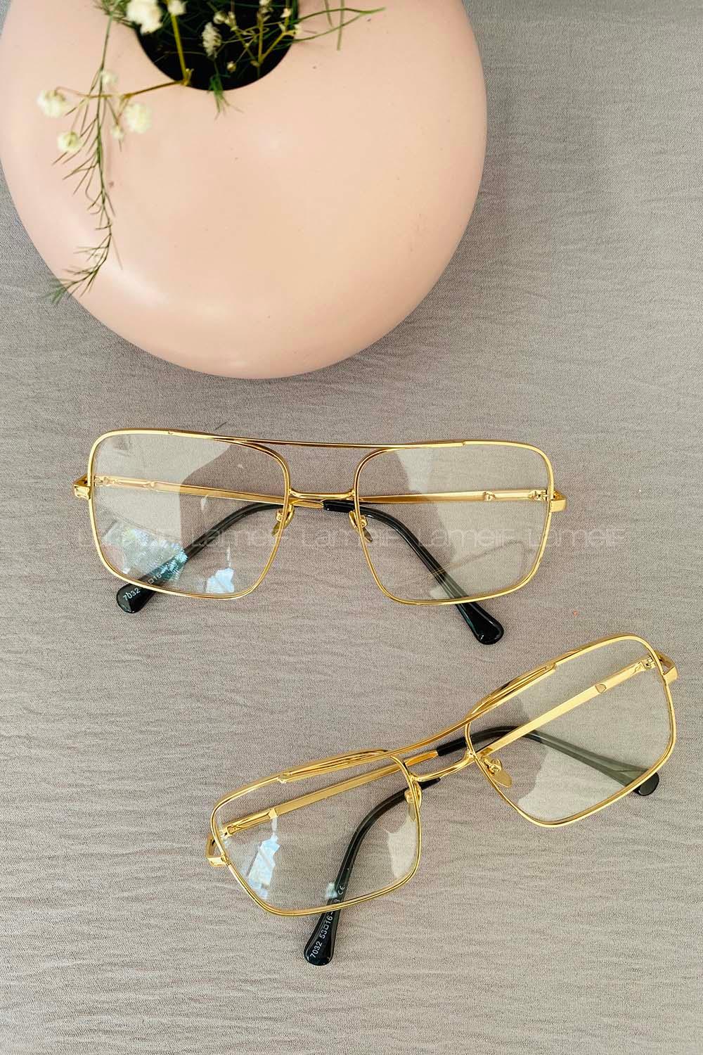 Modalamelif Pilot Şeffaf Cam Gözlük