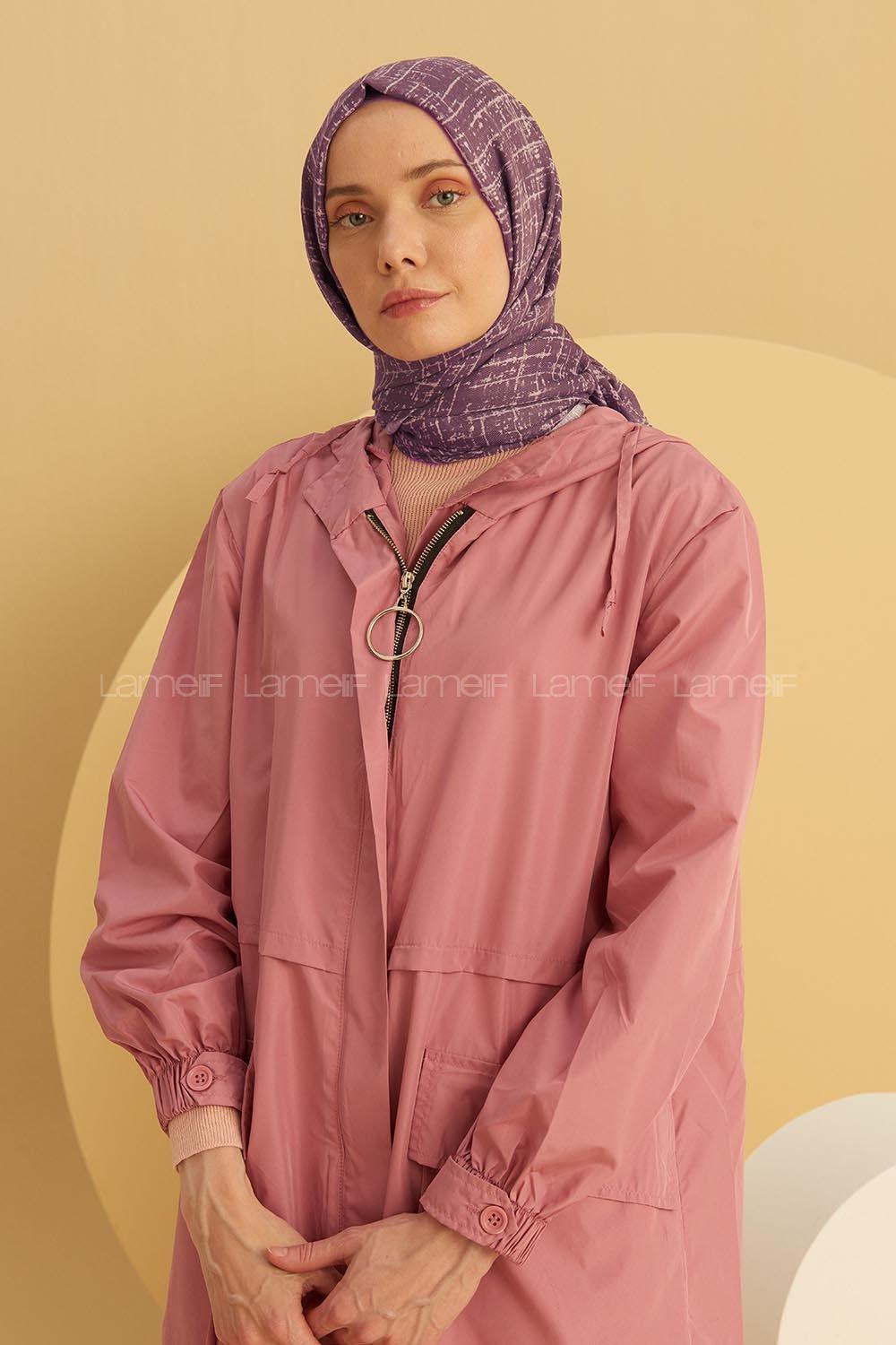 Modalamelif Eflatun Batik Desen Şal