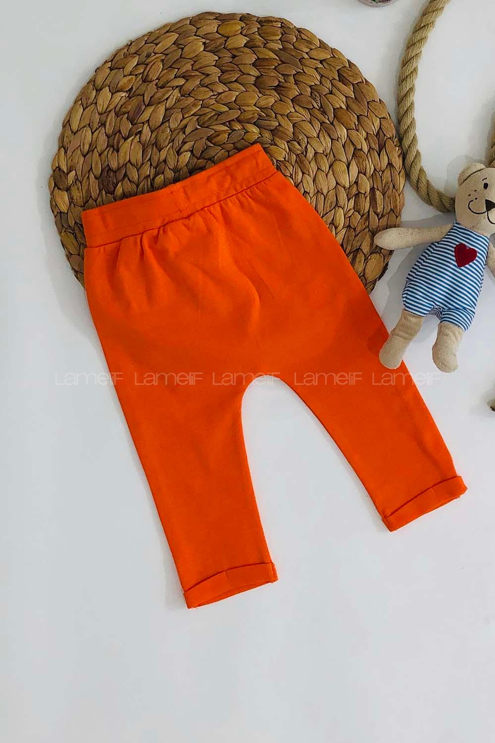 Modalamelif Erkek Bebek Eşofman Altı Turuncu