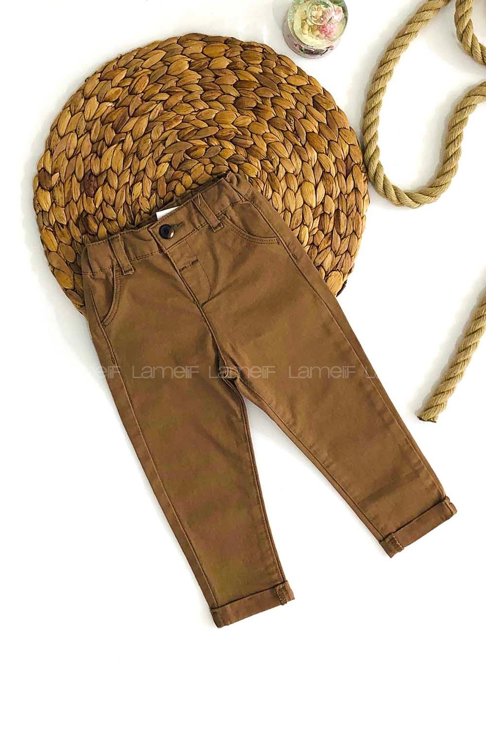 Modalamelif Erkek Bebek Slim Fit Gabardin Pantolon