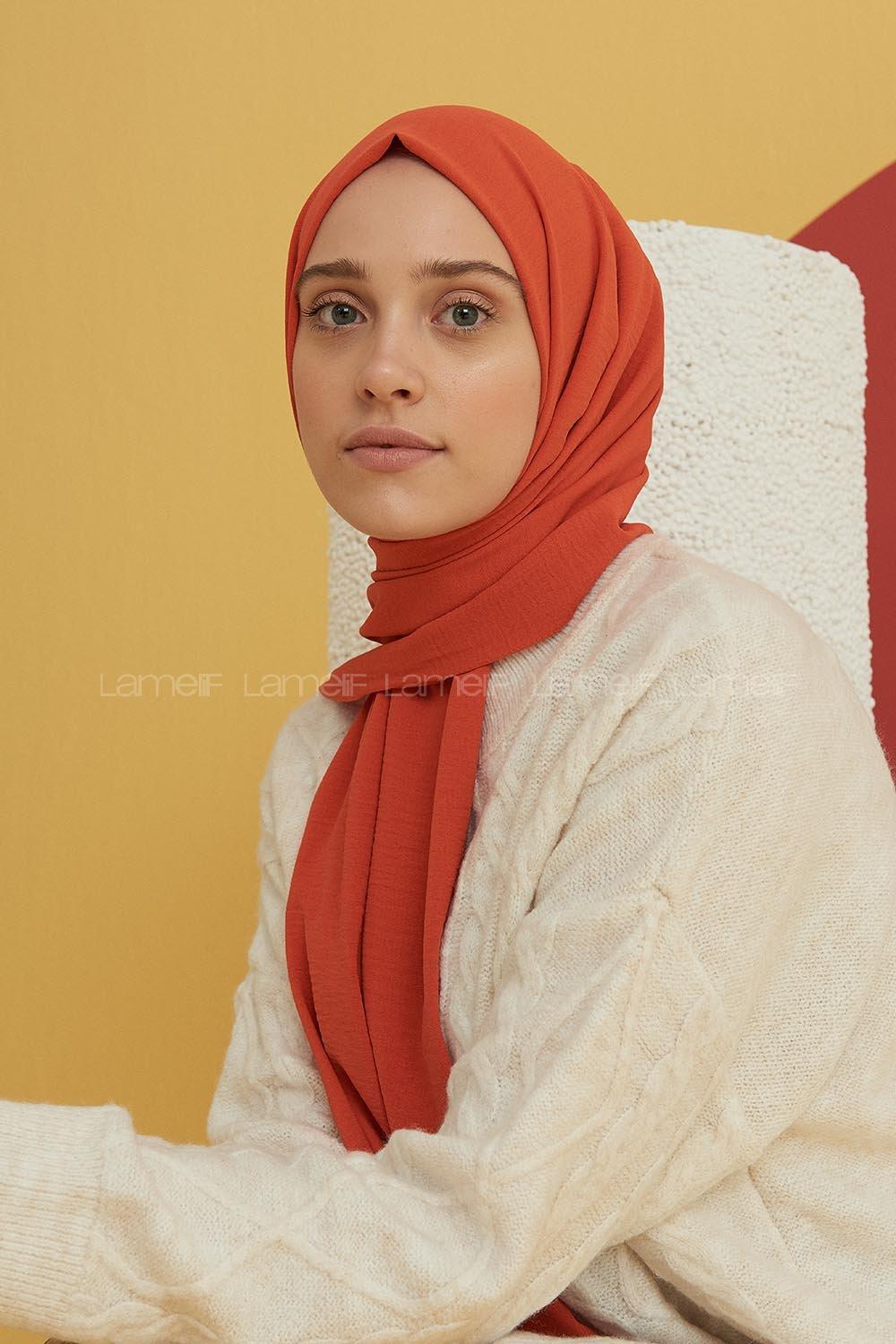Modalamelif Oranj Caz Şal