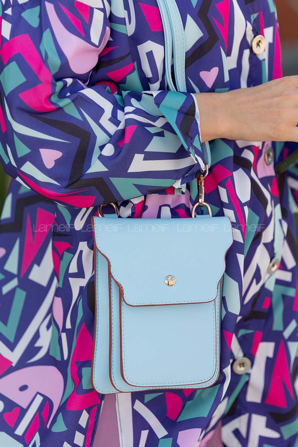 Modalamelif  Messenger Model Çanta Turkuaz