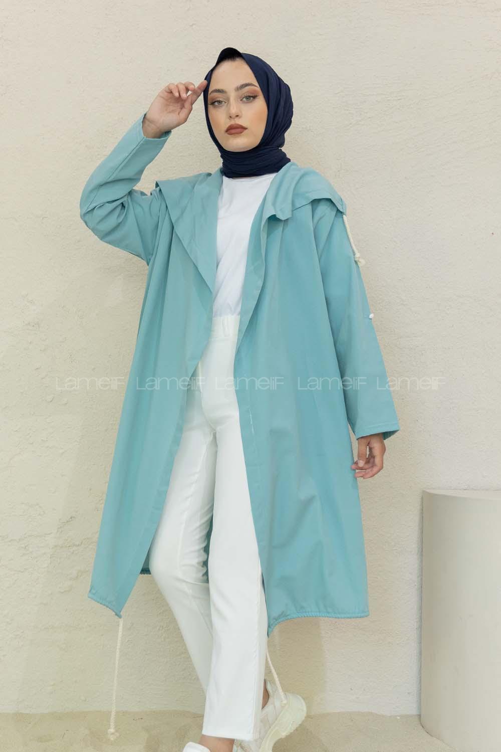 Modalamelif  Mint Yeşili Yazlık Kimono