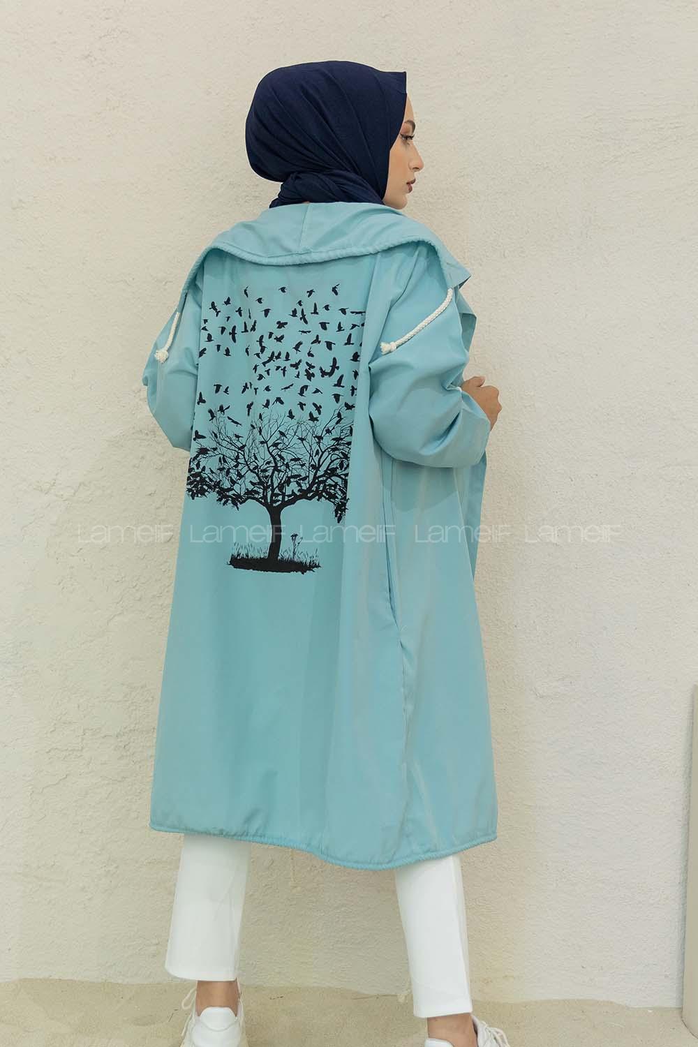 Modalamelif  Mint Yeşili Yazlık Kimono
