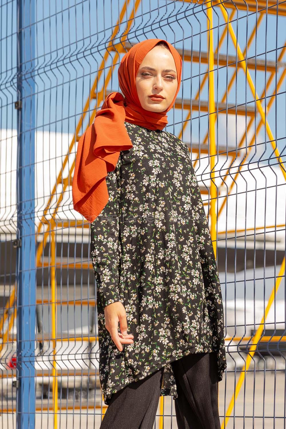 Modalamelif Papatya Desen İkili Takım Haki