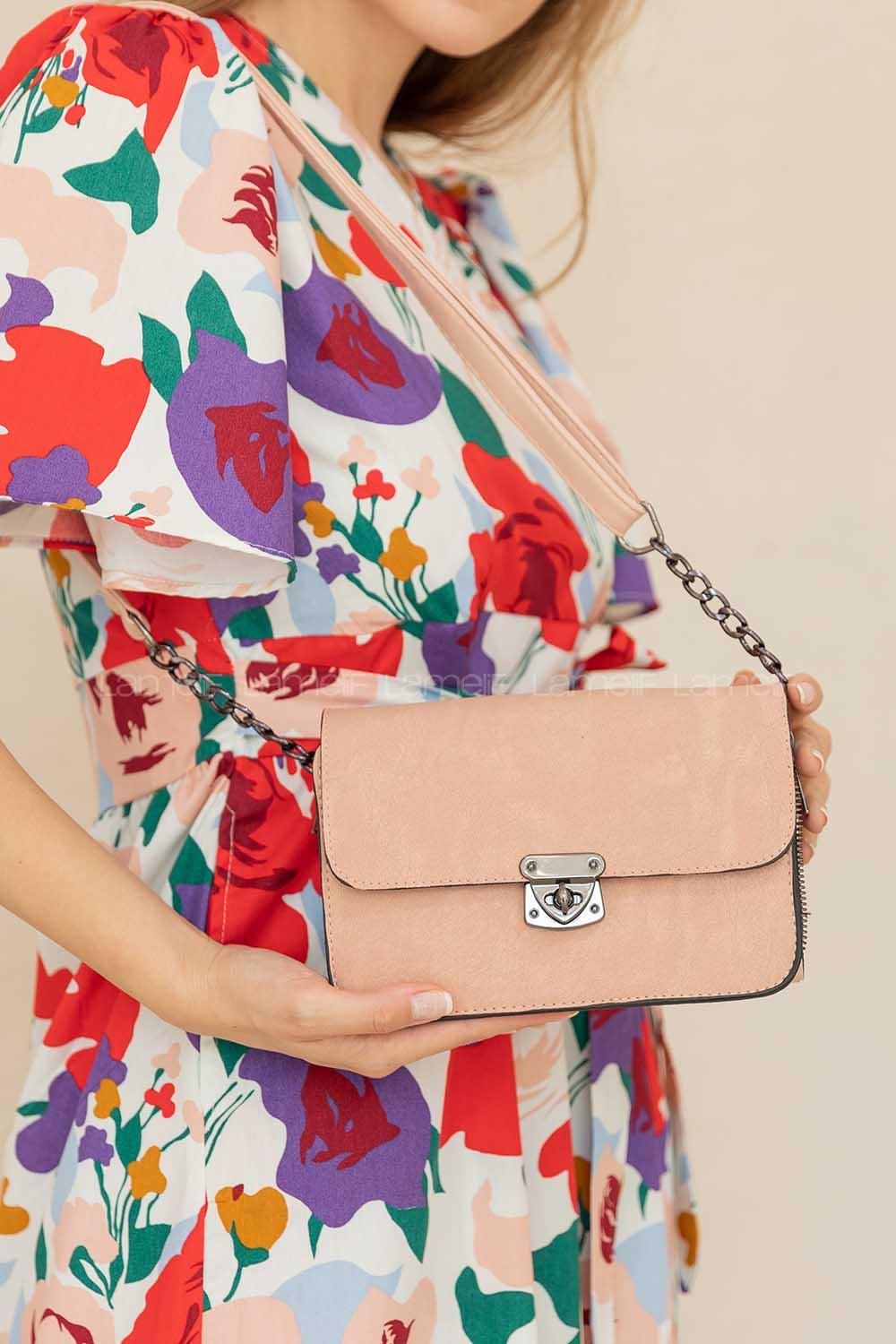 Modalamelif İki Bölmeli Eva Model Çapraz Çanta Pudra