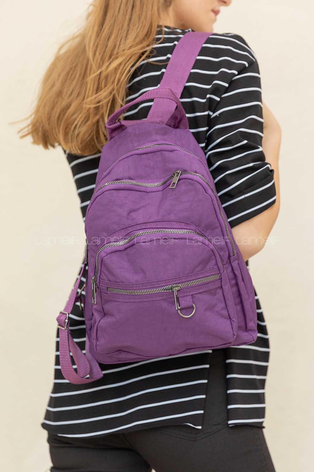 Modalamelif Krınkil Sırt Çantası Mor