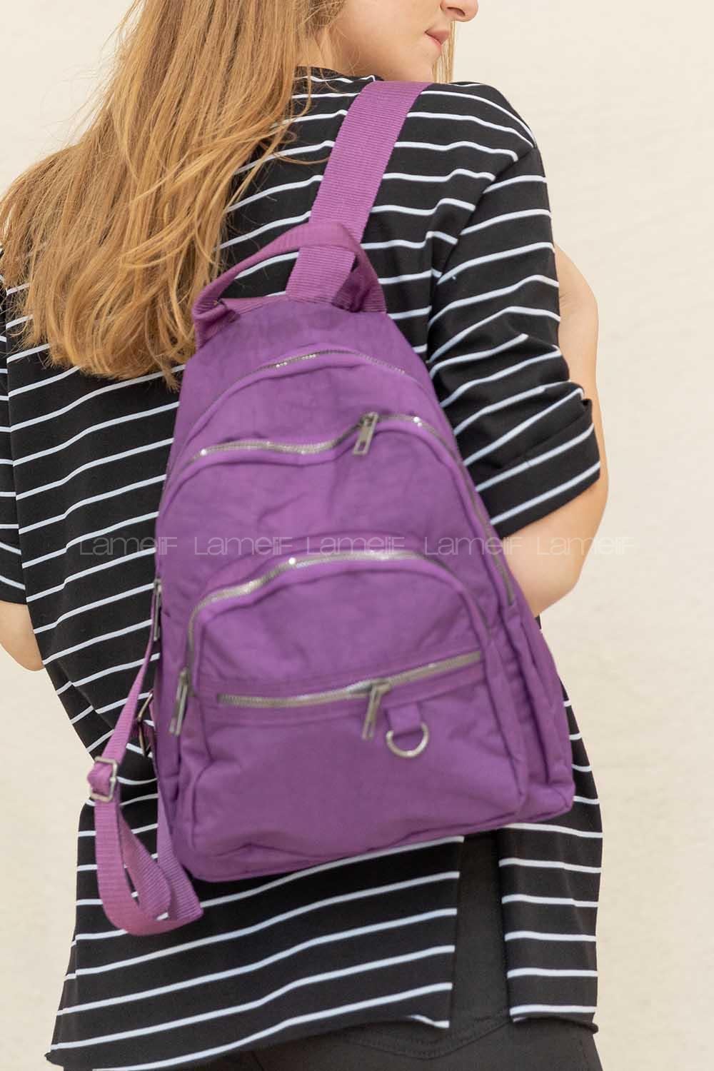 Modalamelif Krınkil Sırt Çantası Mor