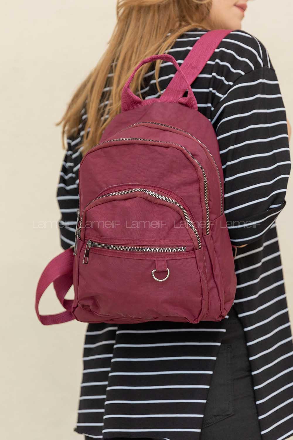 Modalamelif Krınkil Sırt Çantası Mürdüm