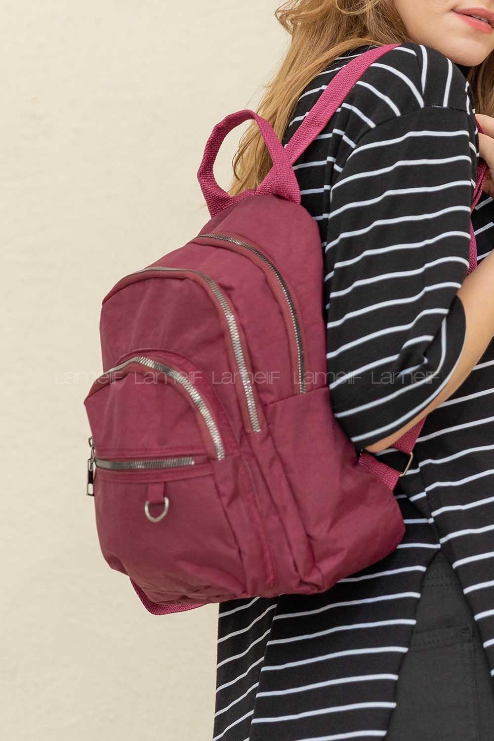 Modalamelif Krınkil Sırt Çantası Mürdüm