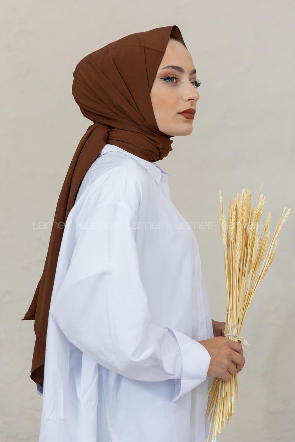 Modalamelif Acı Kahve Viola Şal