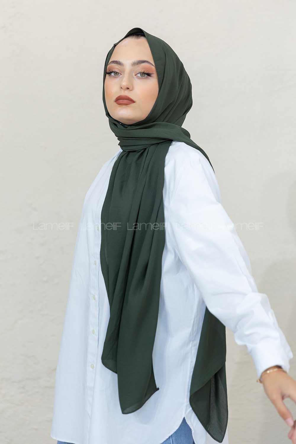 Modalamelif Asker Yeşili Restal Şal