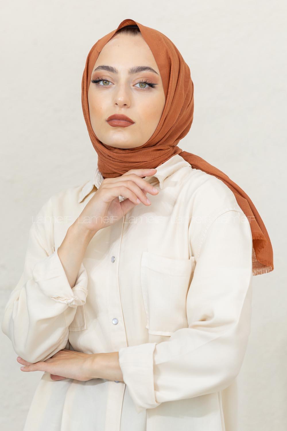 Modalamelif Bakır Pötikare Şal