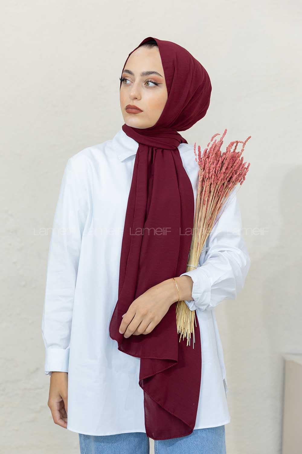 Modalamelif Bordo Restal Şal