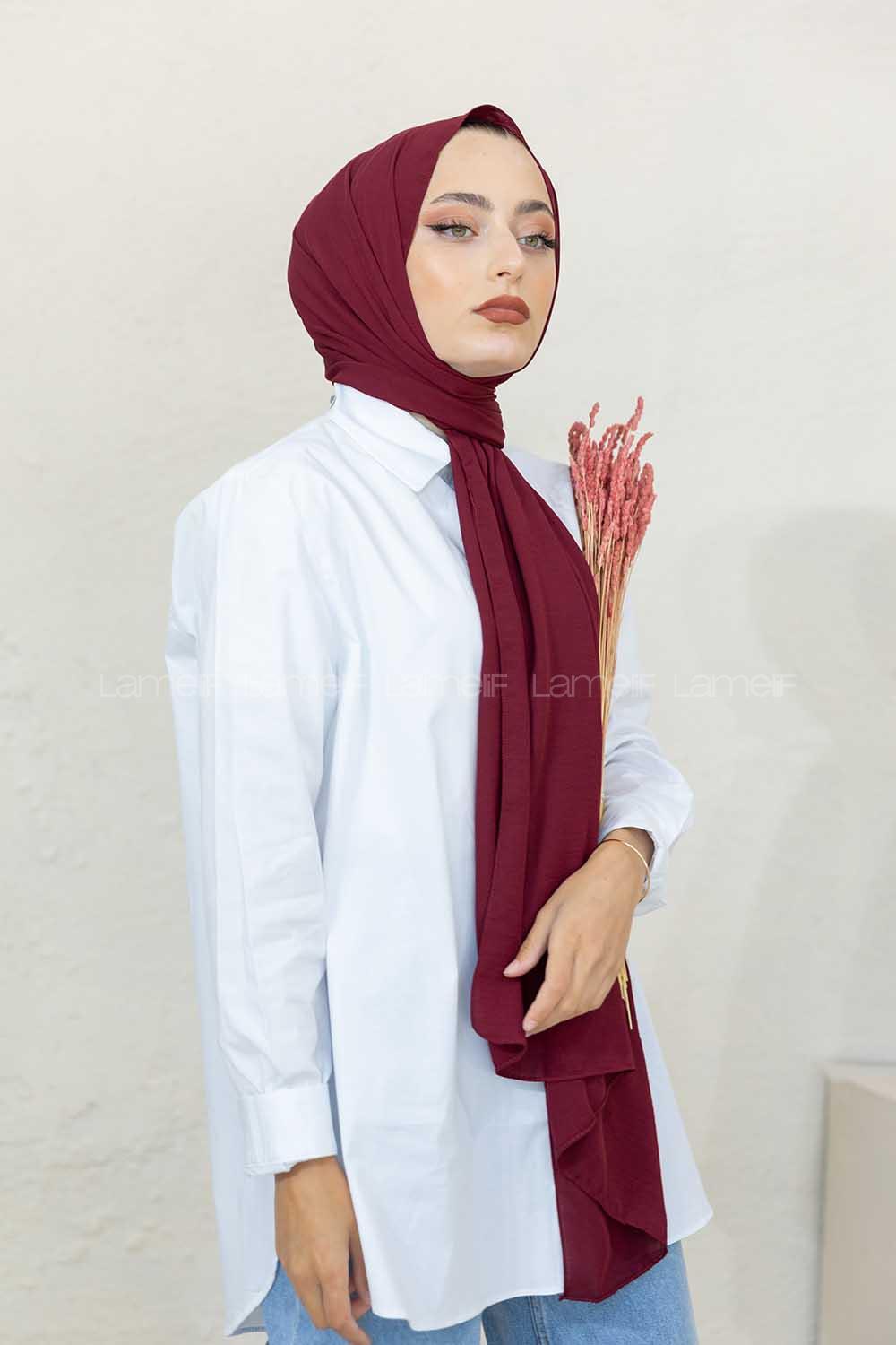 Modalamelif Bordo Restal Şal