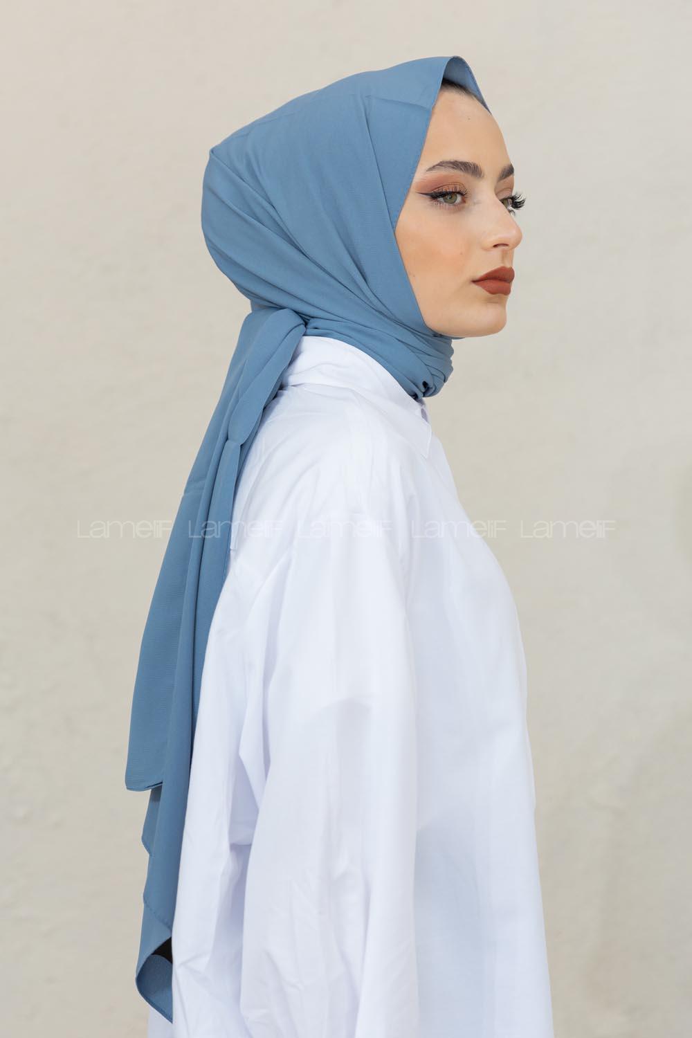 Modalamelif Buz Mavi Viola Şal