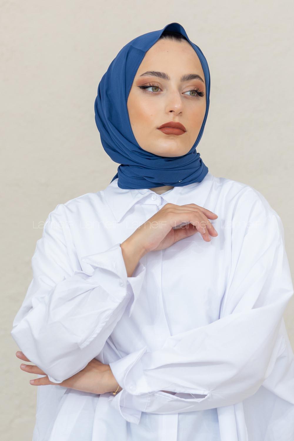 Modalamelif Gece Mavisi Viola Şal