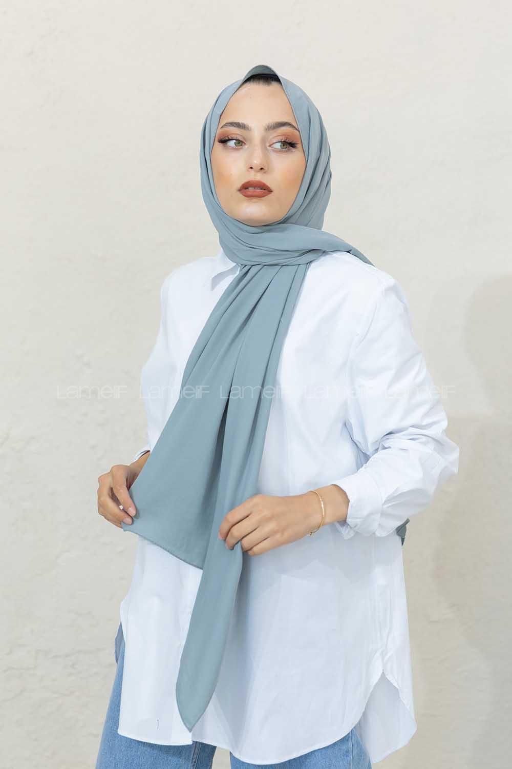 Modalamelif Gri Restal Şal