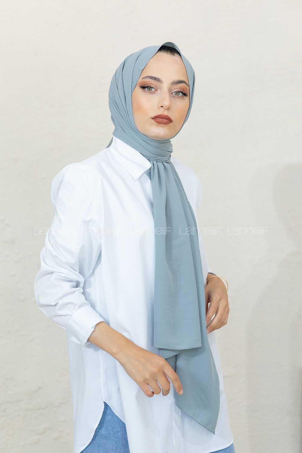 Modalamelif Gri Restal Şal