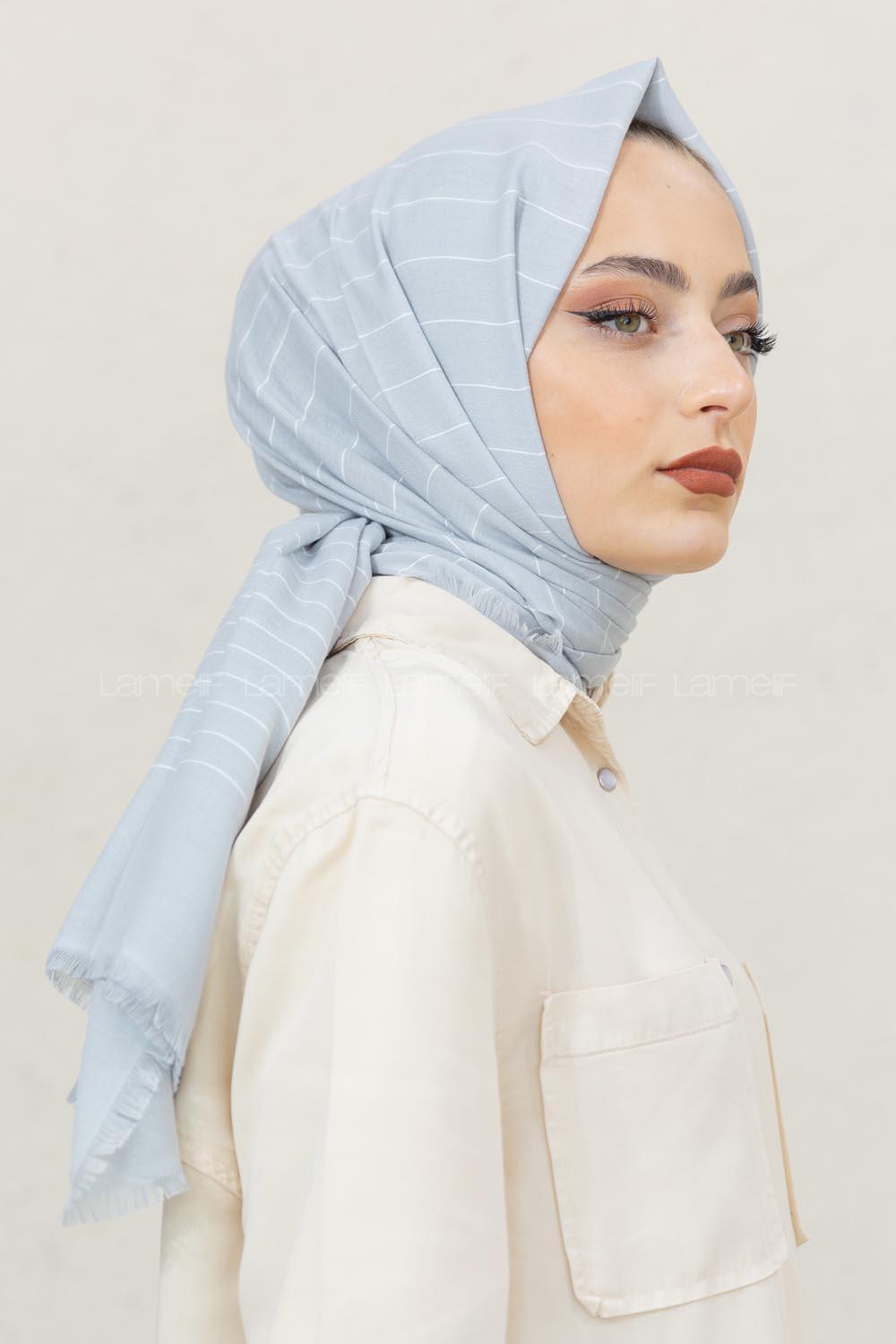 Modalamelif Gümüş Line Şal