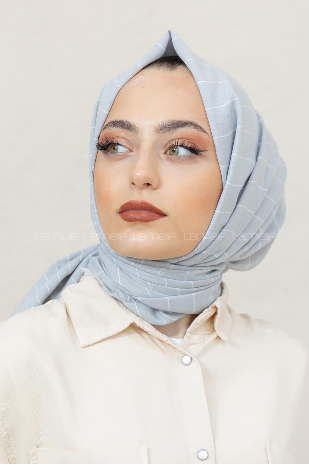 Modalamelif Gümüş Line Şal