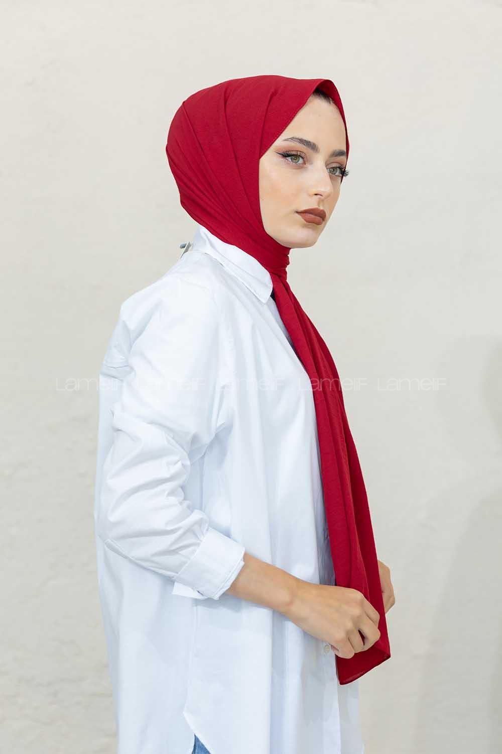 Modalamelif Kırmızı Restal Şal