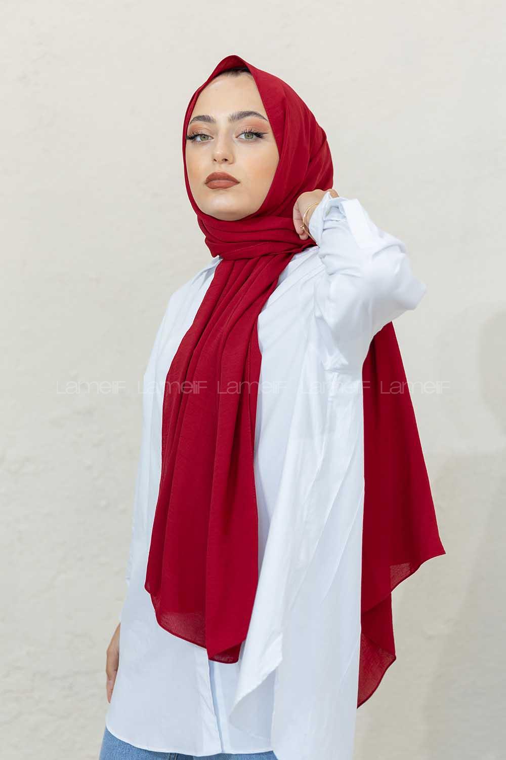 Modalamelif Kırmızı Restal Şal