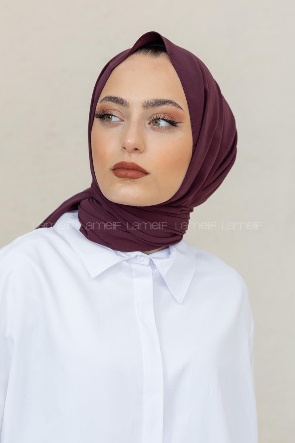 Modalamelif Koyu Mor Viola Şal