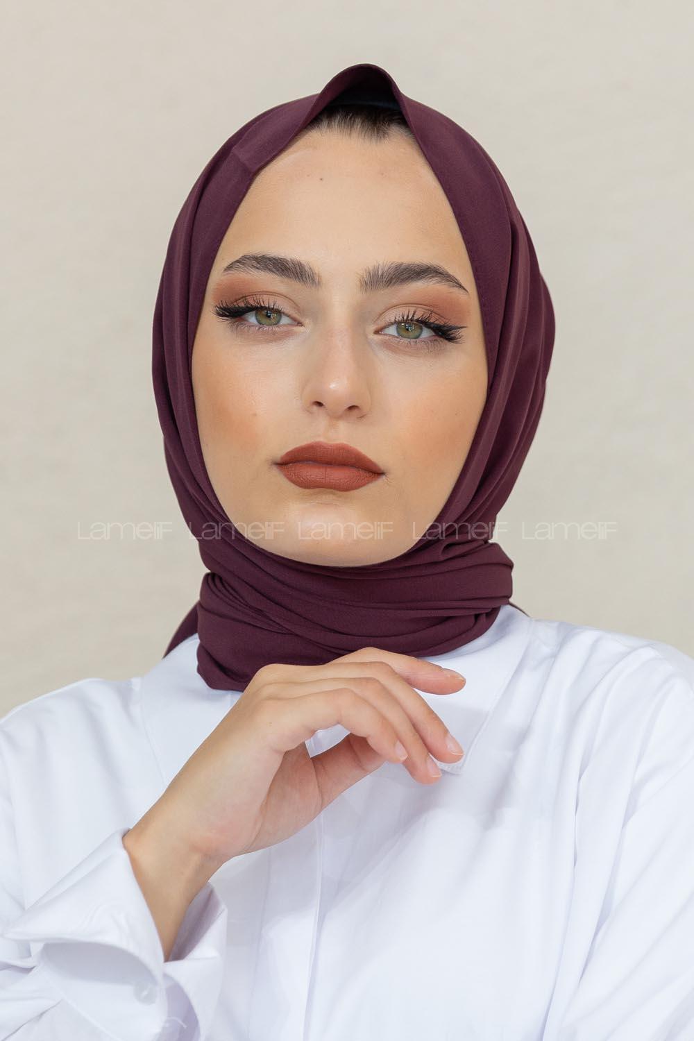 Modalamelif Koyu Mor Viola Şal