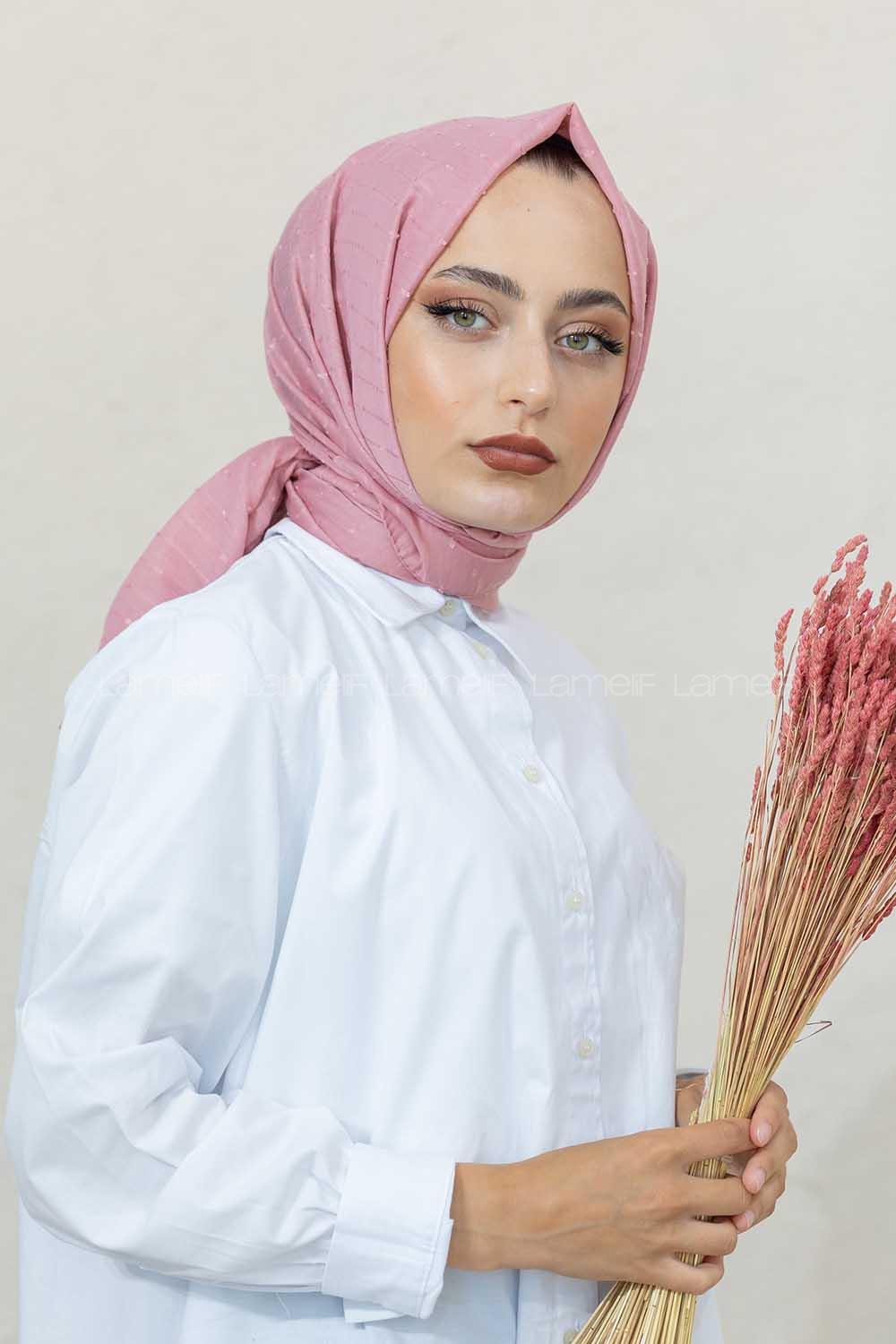 Modalamelif Pudra Lüks Ponpon Şal