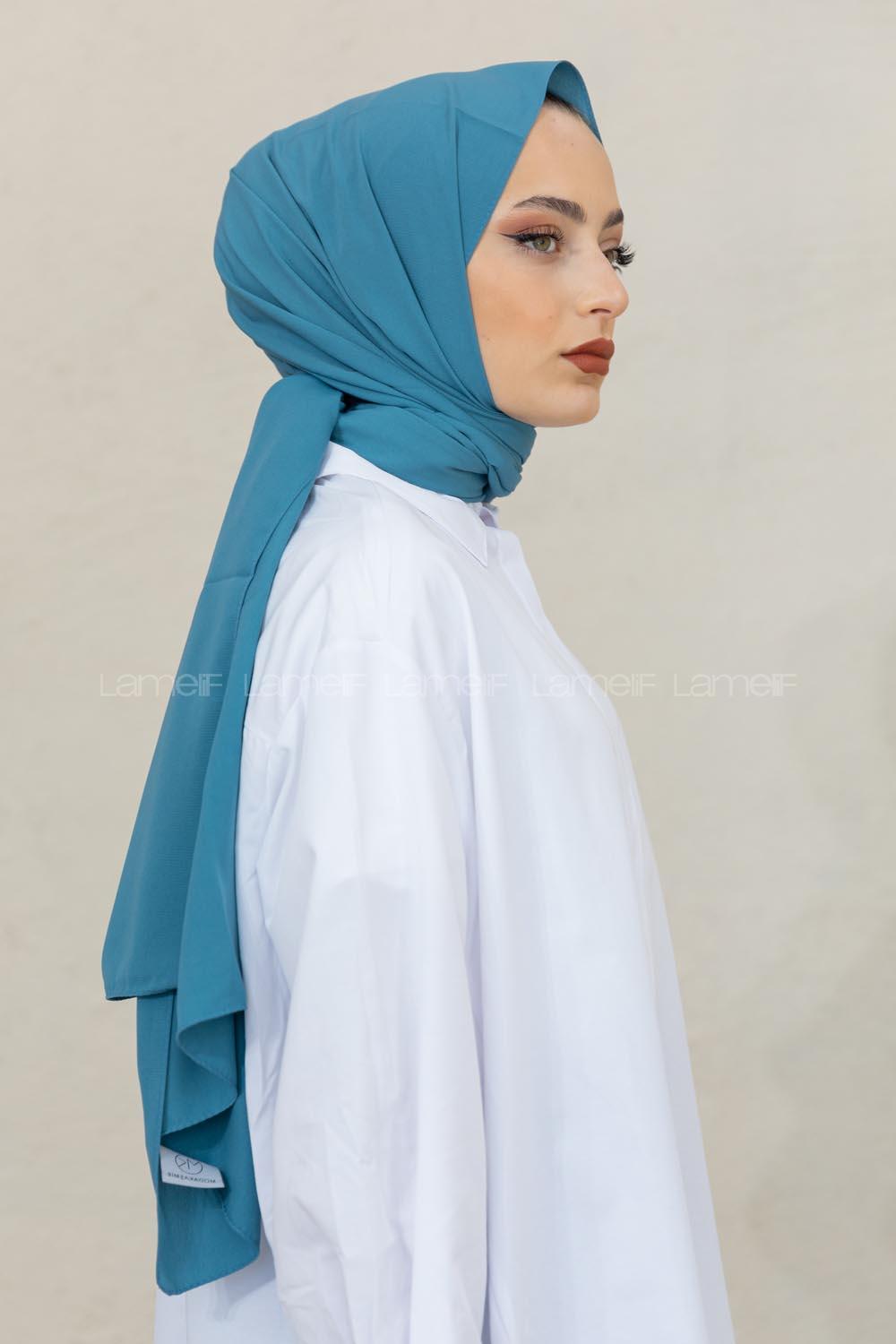 Modalamelif Turkuaz Viola Şal