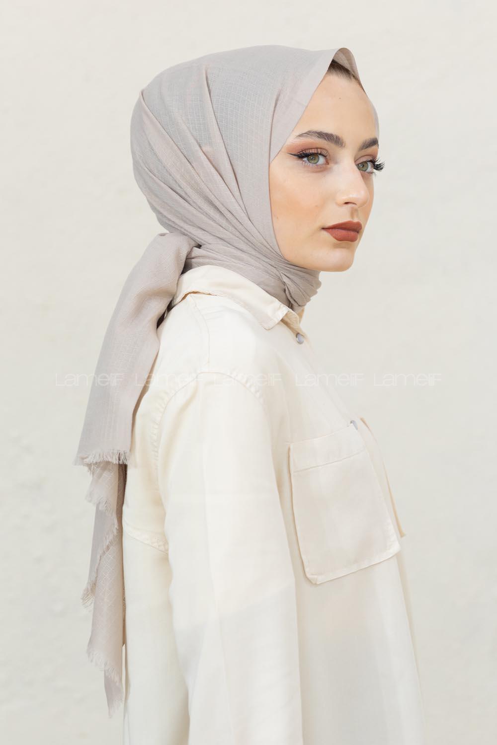 Modalamelif Vizonrengi Pötikare Şal