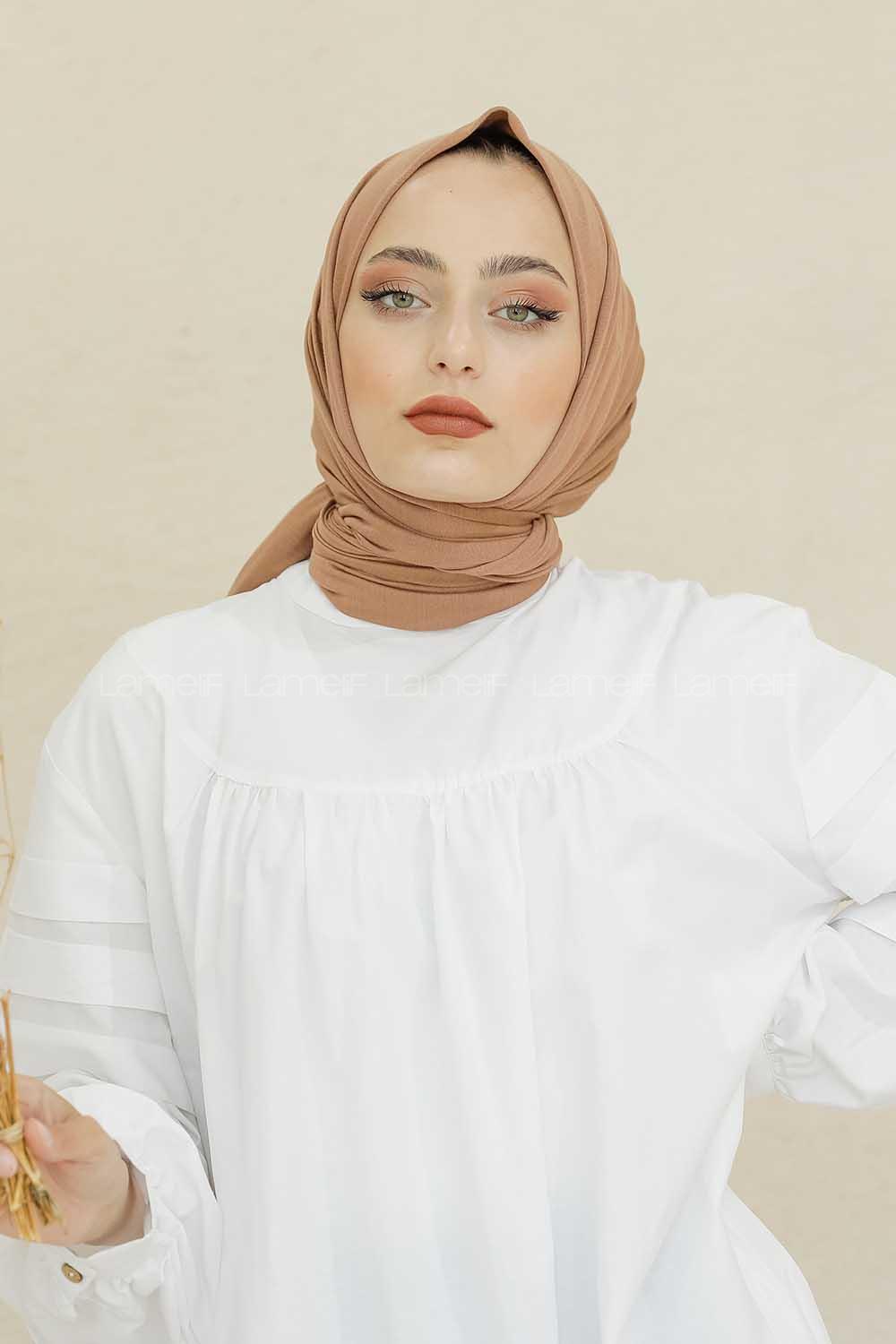 Modalamelif Ağaç Kabuğu Penye Şal