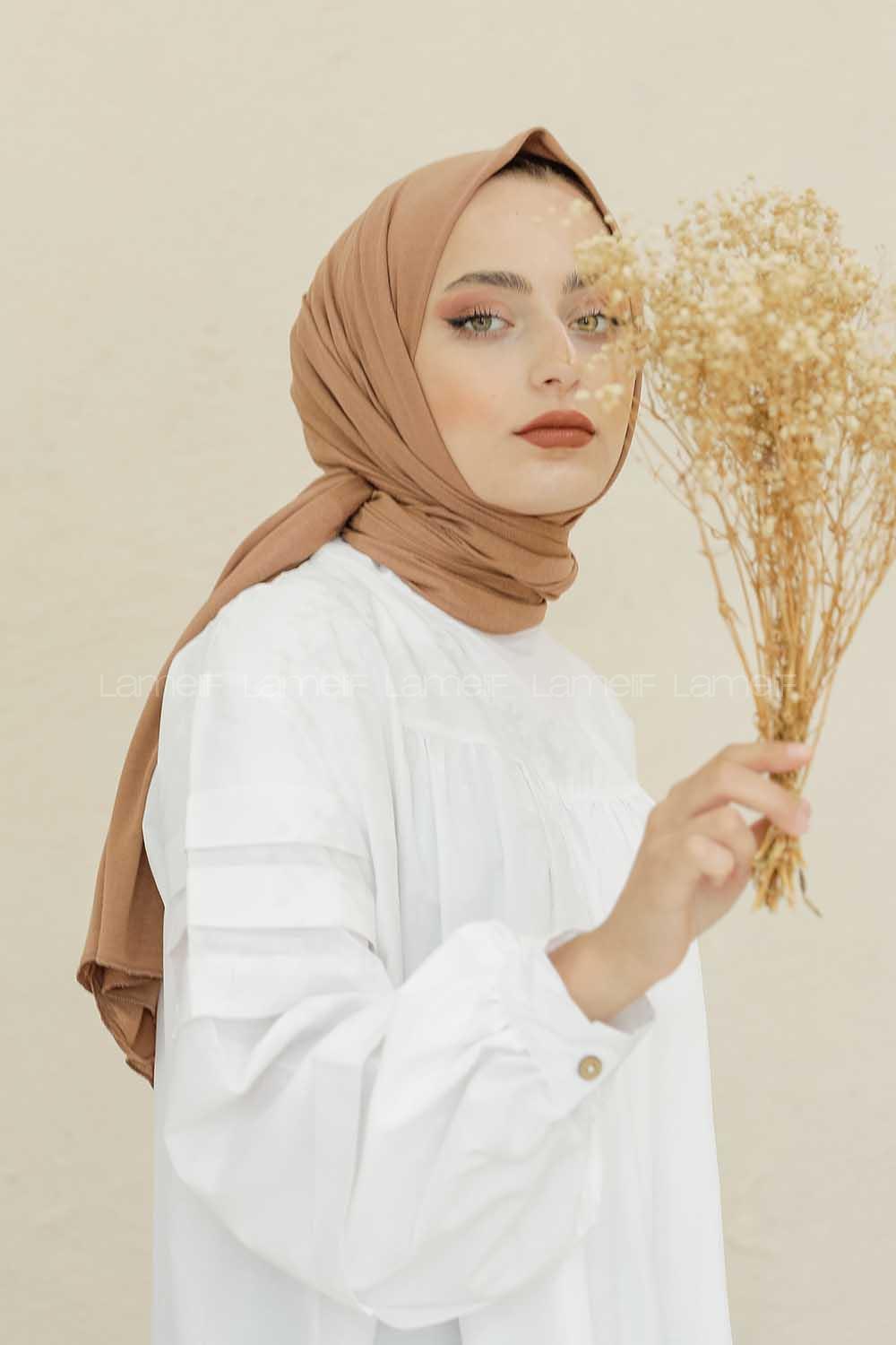 Modalamelif Ağaç Kabuğu Penye Şal