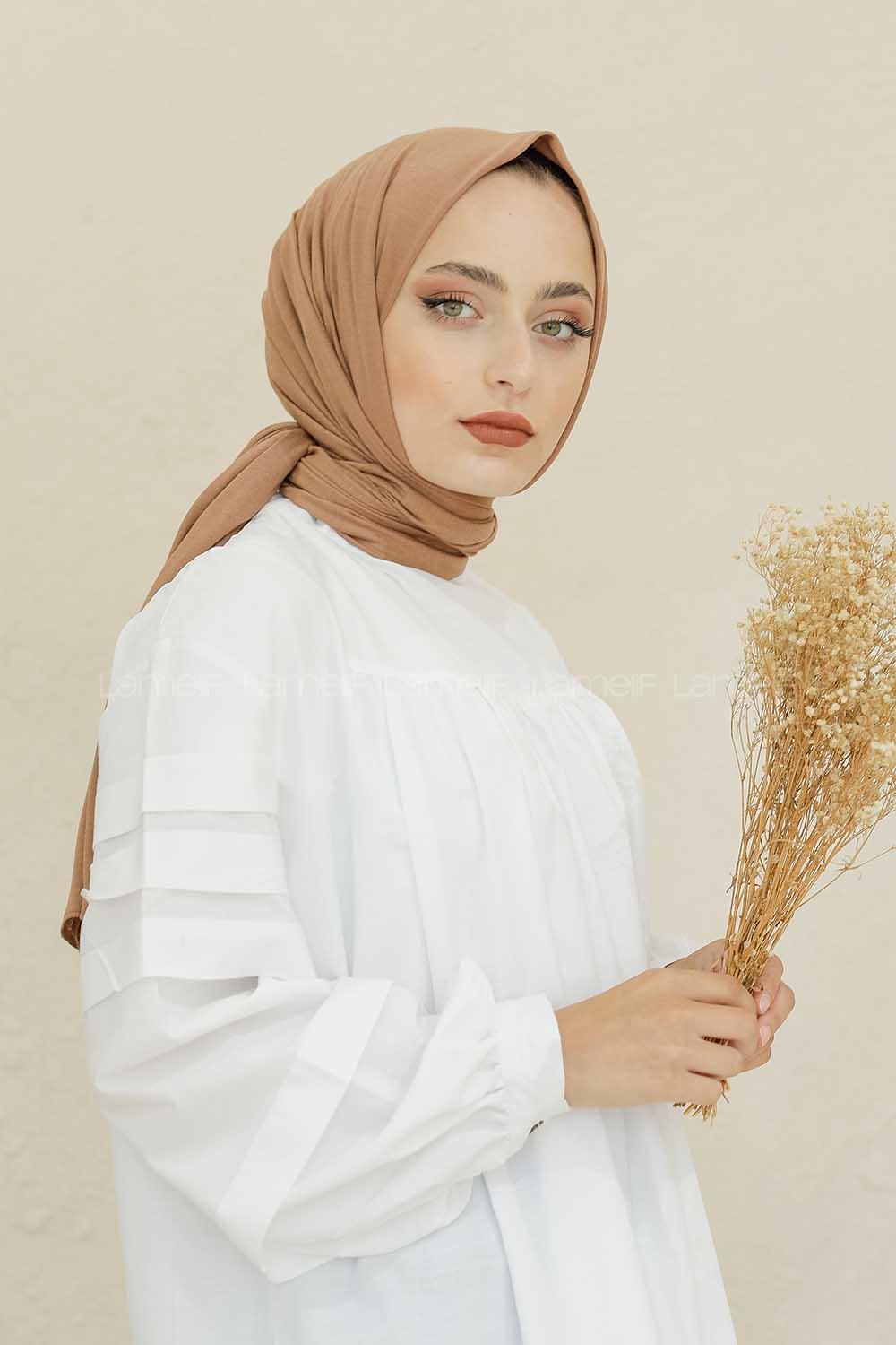 Modalamelif Ağaç Kabuğu Penye Şal