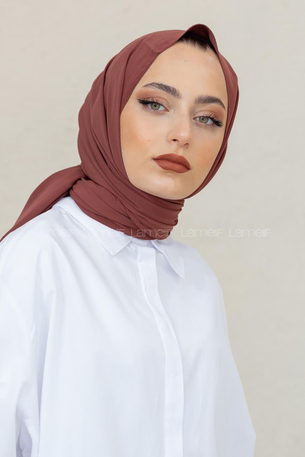 Modalamelif Sütlü Kahve Viola Şal