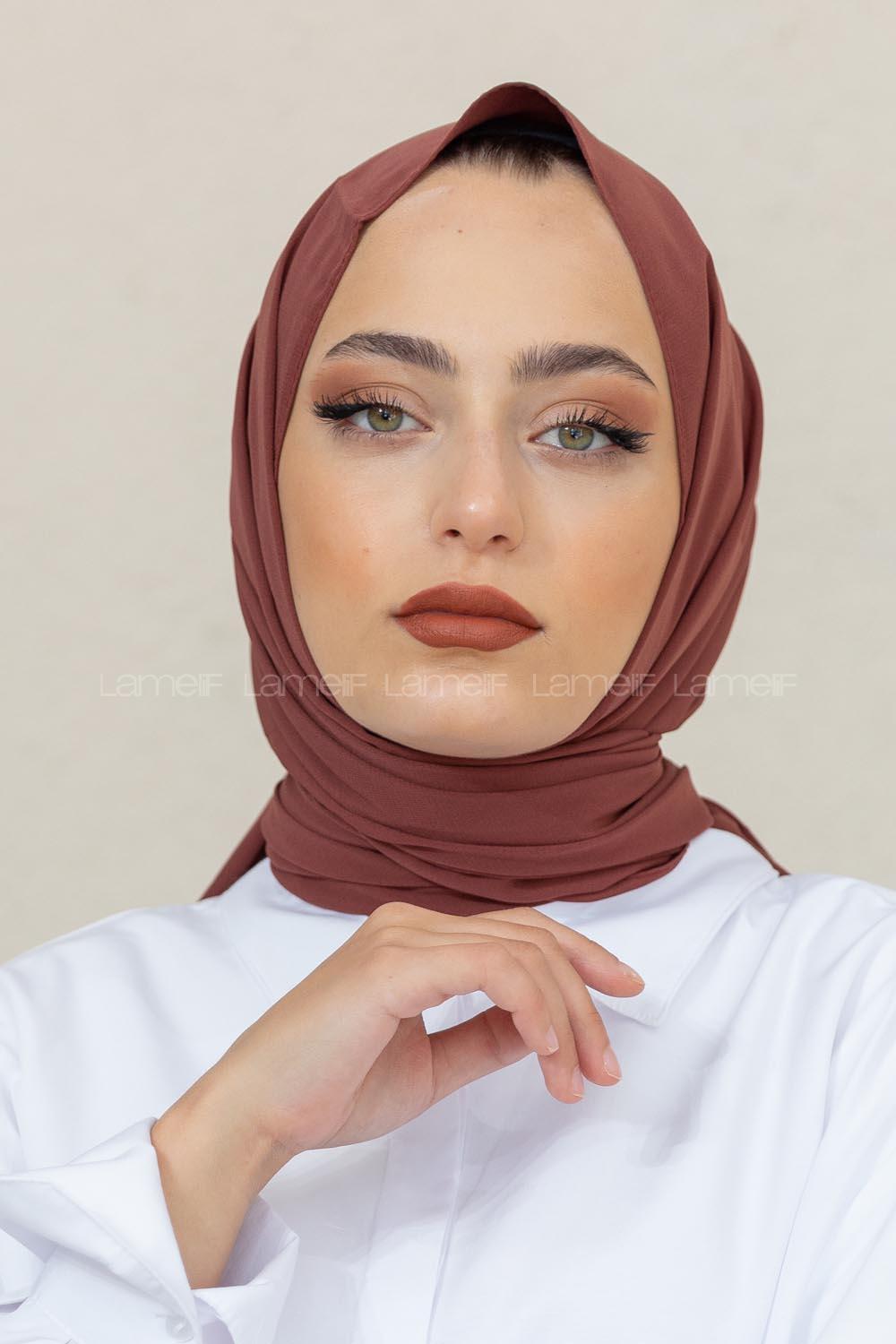 Modalamelif Sütlü Kahve Viola Şal